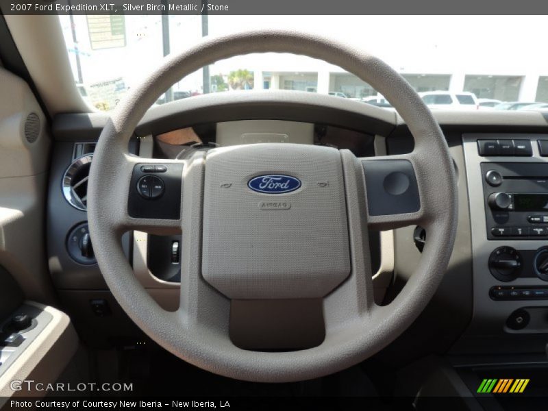 Silver Birch Metallic / Stone 2007 Ford Expedition XLT