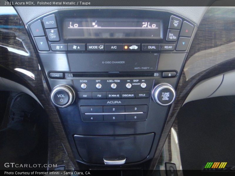 Polished Metal Metallic / Taupe 2011 Acura MDX