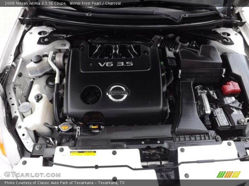 Winter Frost Pearl / Charcoal 2008 Nissan Altima 3.5 SE Coupe