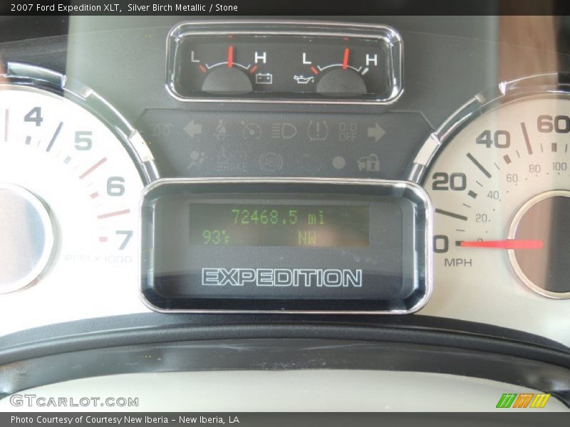 Silver Birch Metallic / Stone 2007 Ford Expedition XLT