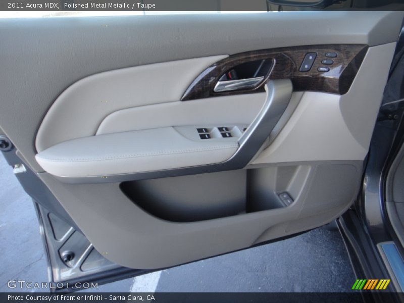 Polished Metal Metallic / Taupe 2011 Acura MDX