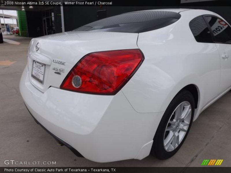 Winter Frost Pearl / Charcoal 2008 Nissan Altima 3.5 SE Coupe