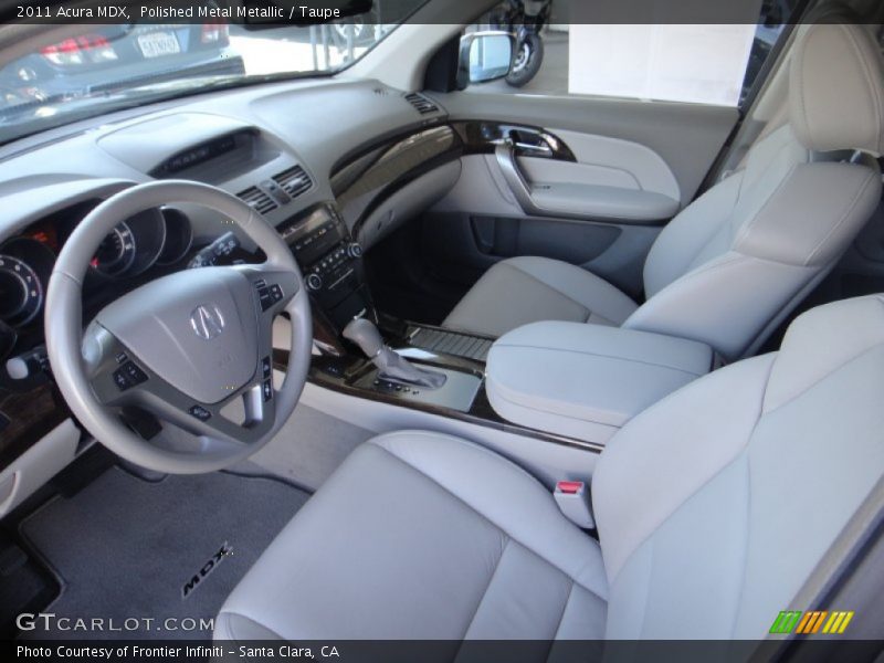 Polished Metal Metallic / Taupe 2011 Acura MDX