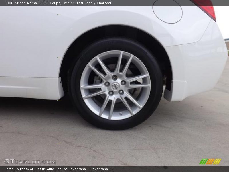 Winter Frost Pearl / Charcoal 2008 Nissan Altima 3.5 SE Coupe