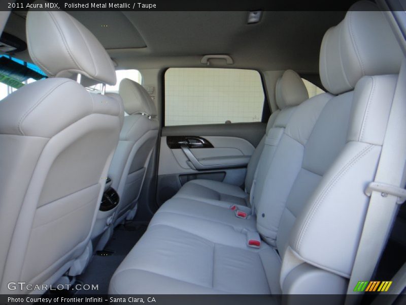 Polished Metal Metallic / Taupe 2011 Acura MDX