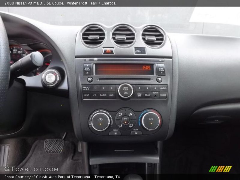 Winter Frost Pearl / Charcoal 2008 Nissan Altima 3.5 SE Coupe