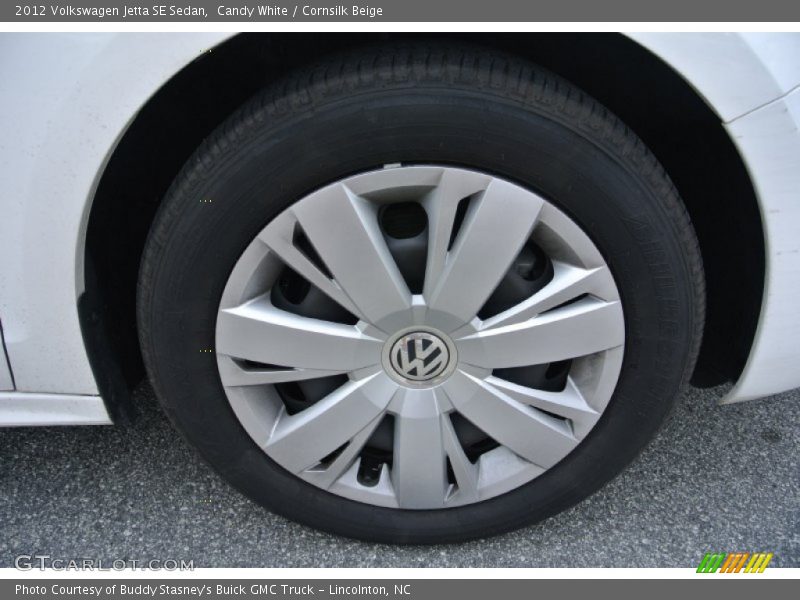 Candy White / Cornsilk Beige 2012 Volkswagen Jetta SE Sedan