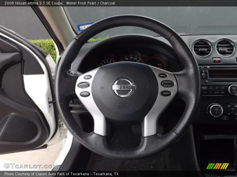 Winter Frost Pearl / Charcoal 2008 Nissan Altima 3.5 SE Coupe
