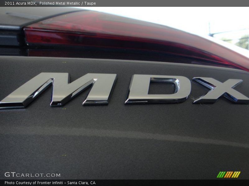 Polished Metal Metallic / Taupe 2011 Acura MDX
