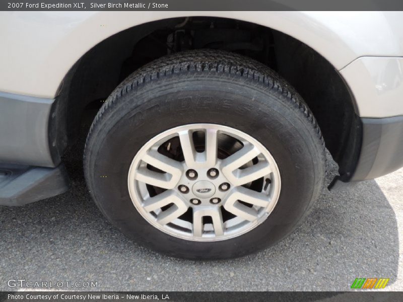 Silver Birch Metallic / Stone 2007 Ford Expedition XLT