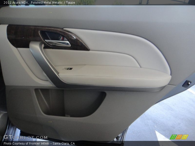 Polished Metal Metallic / Taupe 2011 Acura MDX