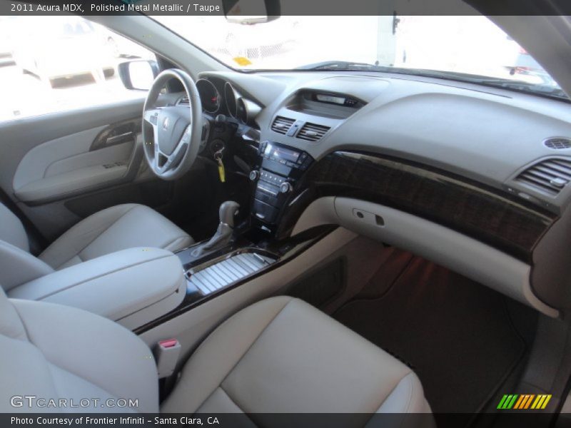 Polished Metal Metallic / Taupe 2011 Acura MDX