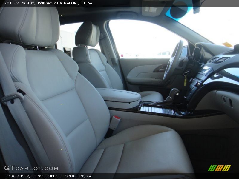 Polished Metal Metallic / Taupe 2011 Acura MDX