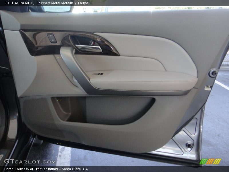 Polished Metal Metallic / Taupe 2011 Acura MDX