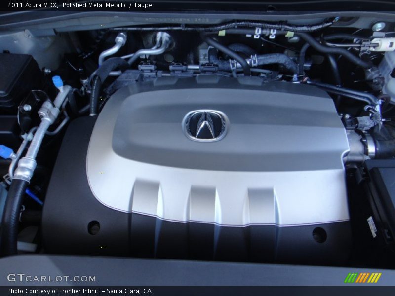 Polished Metal Metallic / Taupe 2011 Acura MDX