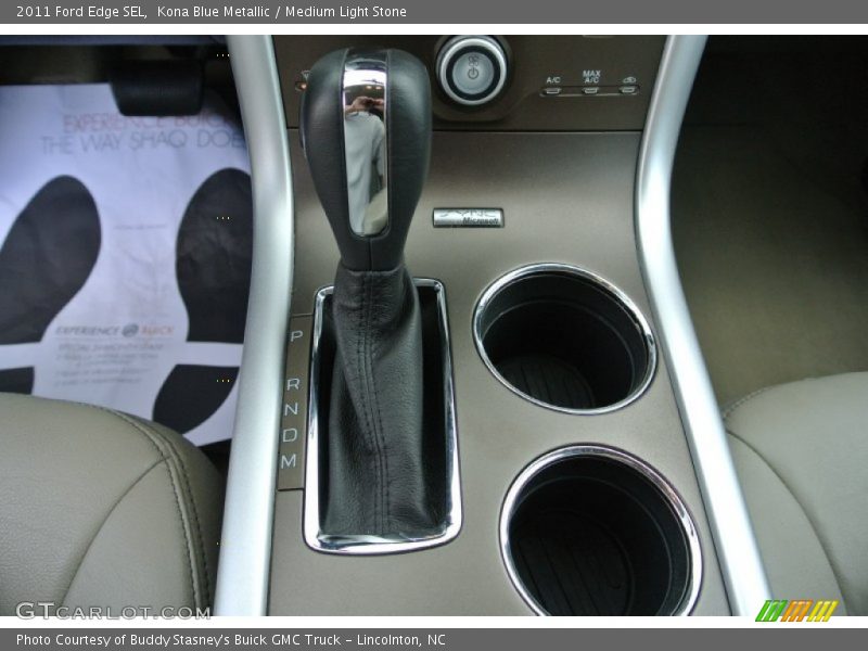 Kona Blue Metallic / Medium Light Stone 2011 Ford Edge SEL