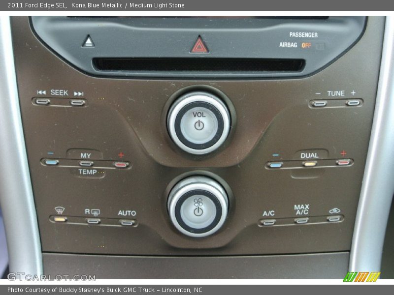 Kona Blue Metallic / Medium Light Stone 2011 Ford Edge SEL