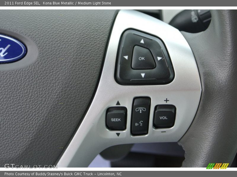 Kona Blue Metallic / Medium Light Stone 2011 Ford Edge SEL