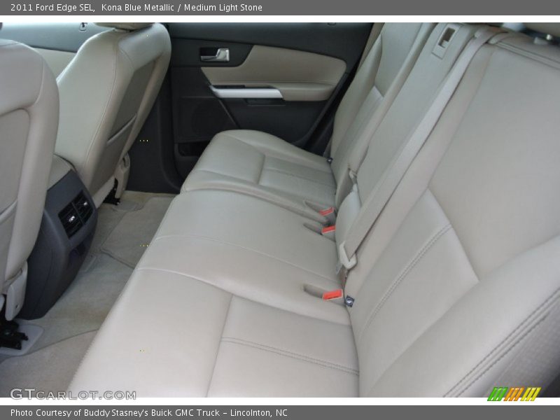 Kona Blue Metallic / Medium Light Stone 2011 Ford Edge SEL