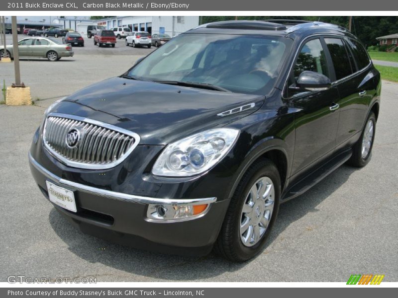 Carbon Black Metallic / Ebony/Ebony 2011 Buick Enclave CXL