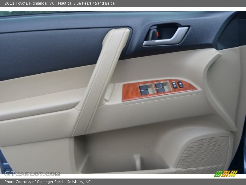 Nautical Blue Pearl / Sand Beige 2011 Toyota Highlander V6