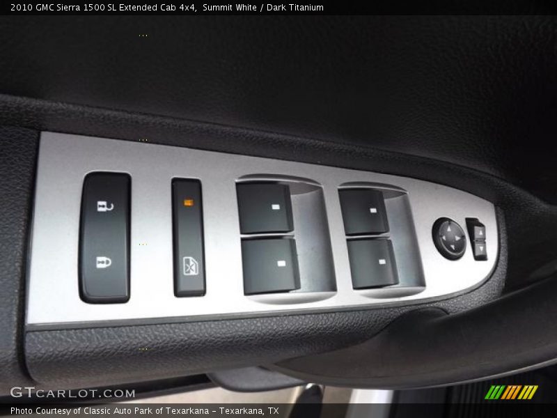 Summit White / Dark Titanium 2010 GMC Sierra 1500 SL Extended Cab 4x4