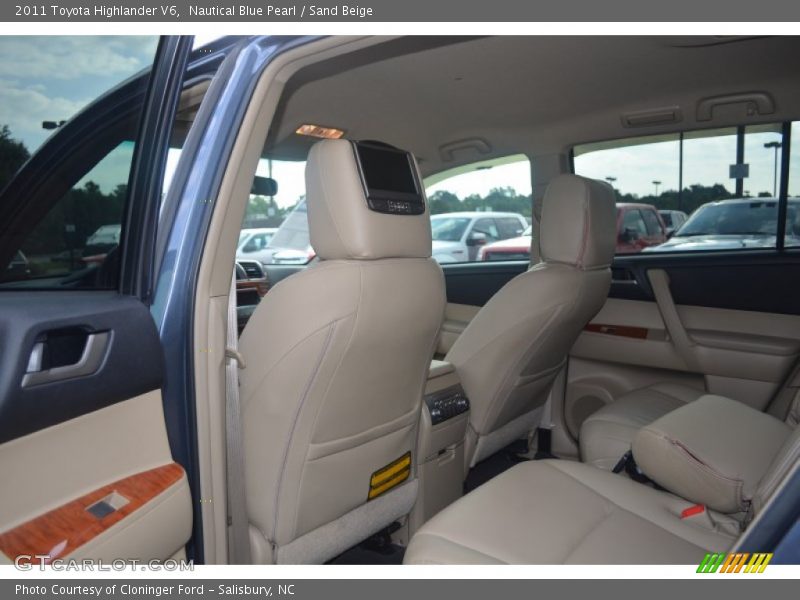 Nautical Blue Pearl / Sand Beige 2011 Toyota Highlander V6