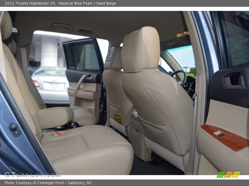 Nautical Blue Pearl / Sand Beige 2011 Toyota Highlander V6