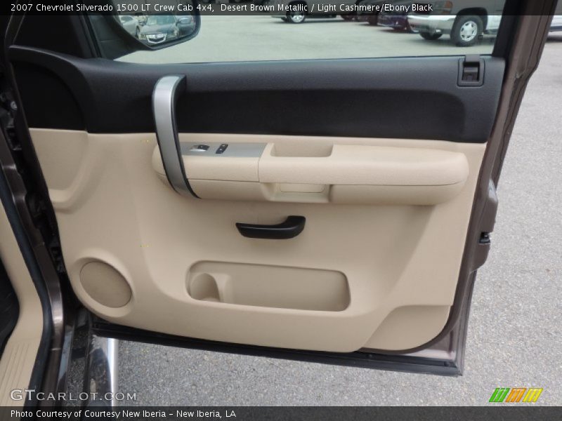 Desert Brown Metallic / Light Cashmere/Ebony Black 2007 Chevrolet Silverado 1500 LT Crew Cab 4x4