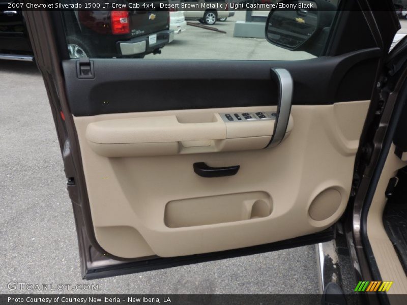Desert Brown Metallic / Light Cashmere/Ebony Black 2007 Chevrolet Silverado 1500 LT Crew Cab 4x4