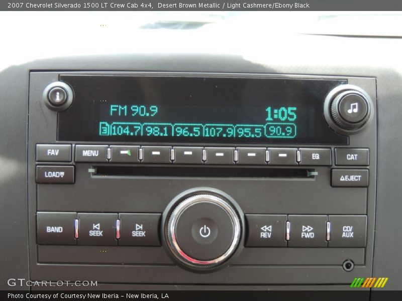 Desert Brown Metallic / Light Cashmere/Ebony Black 2007 Chevrolet Silverado 1500 LT Crew Cab 4x4
