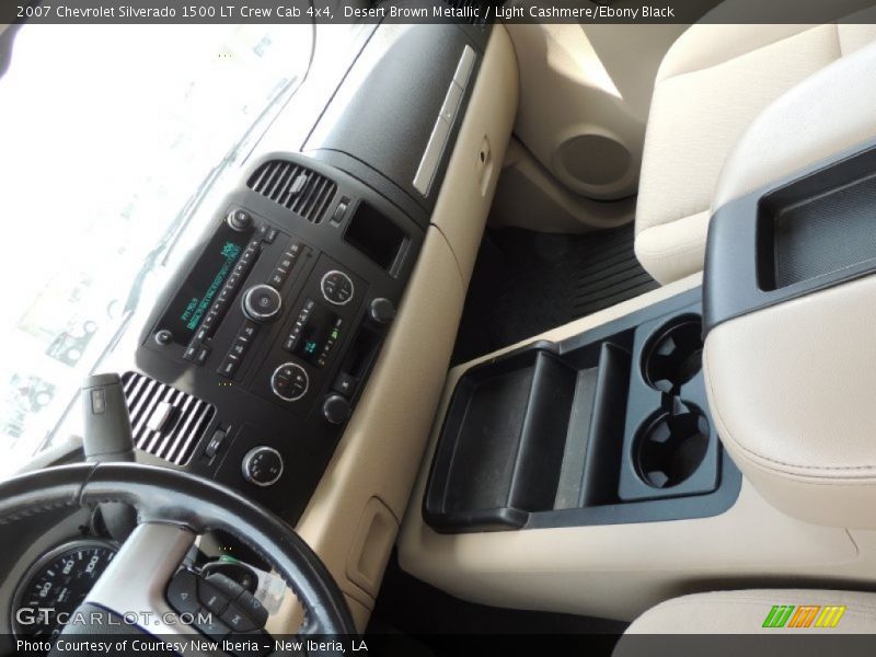 Desert Brown Metallic / Light Cashmere/Ebony Black 2007 Chevrolet Silverado 1500 LT Crew Cab 4x4