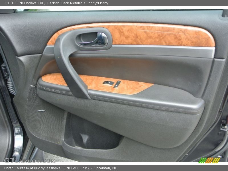Carbon Black Metallic / Ebony/Ebony 2011 Buick Enclave CXL