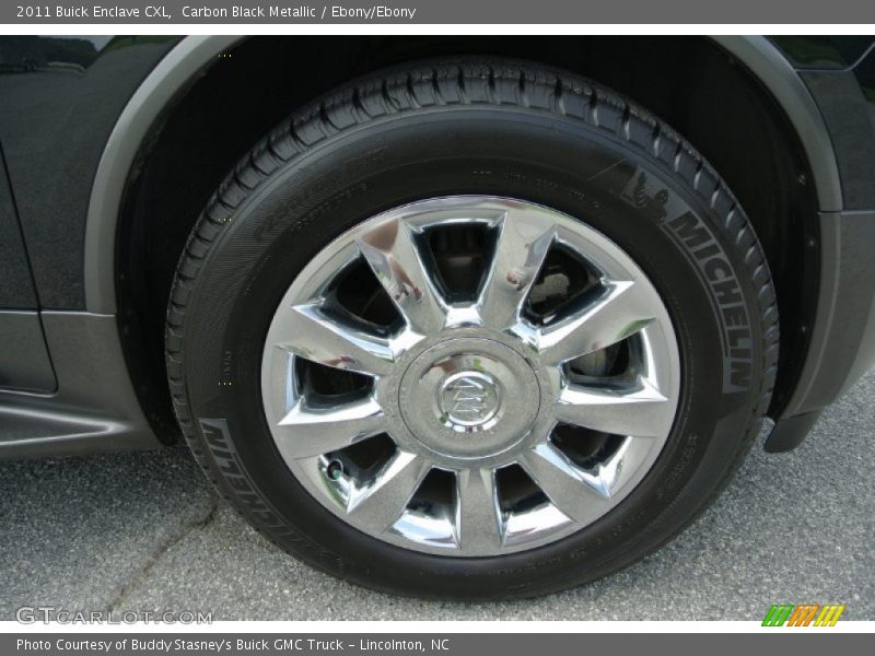 Carbon Black Metallic / Ebony/Ebony 2011 Buick Enclave CXL