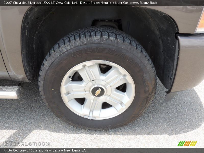 Desert Brown Metallic / Light Cashmere/Ebony Black 2007 Chevrolet Silverado 1500 LT Crew Cab 4x4