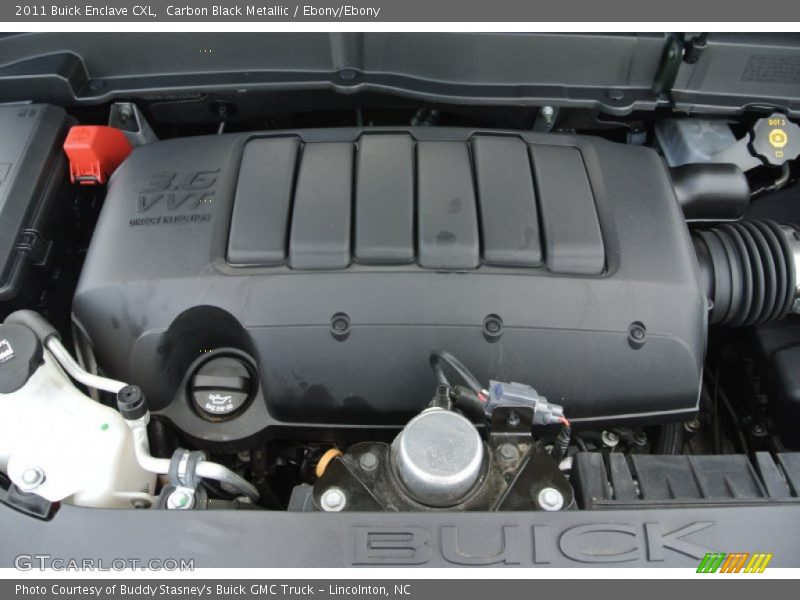 Carbon Black Metallic / Ebony/Ebony 2011 Buick Enclave CXL