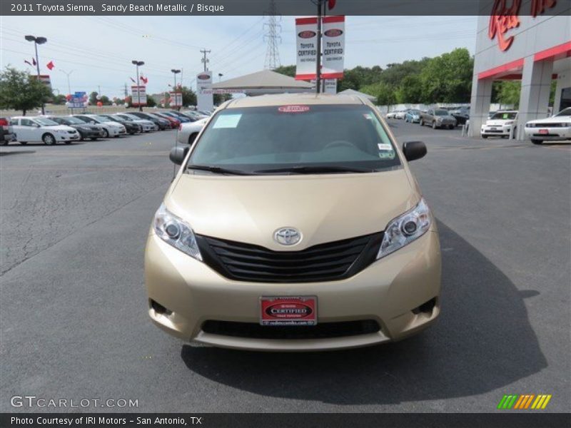 Sandy Beach Metallic / Bisque 2011 Toyota Sienna