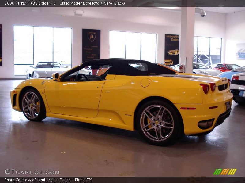 Giallo Modena (Yellow) / Nero (Black) 2006 Ferrari F430 Spider F1