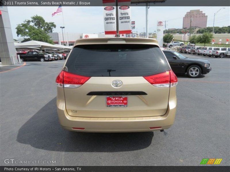 Sandy Beach Metallic / Bisque 2011 Toyota Sienna