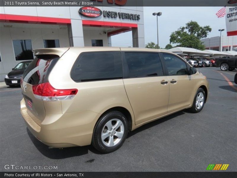 Sandy Beach Metallic / Bisque 2011 Toyota Sienna