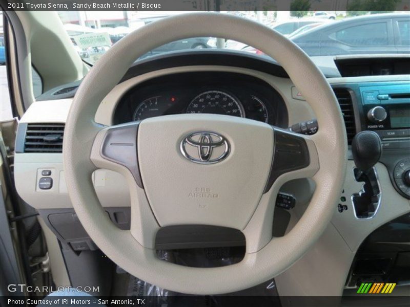 Sandy Beach Metallic / Bisque 2011 Toyota Sienna