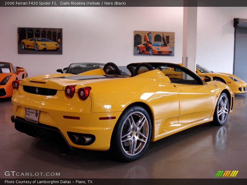 Giallo Modena (Yellow) / Nero (Black) 2006 Ferrari F430 Spider F1