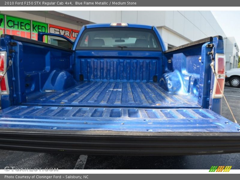 Blue Flame Metallic / Medium Stone 2010 Ford F150 STX Regular Cab 4x4