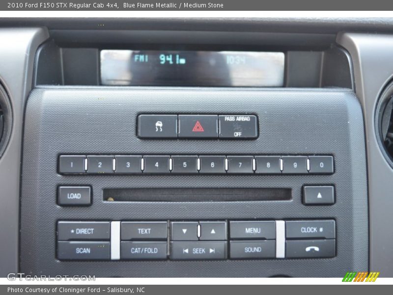 Controls of 2010 F150 STX Regular Cab 4x4