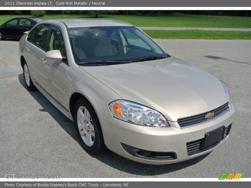 Gold Mist Metallic / Neutral 2011 Chevrolet Impala LT