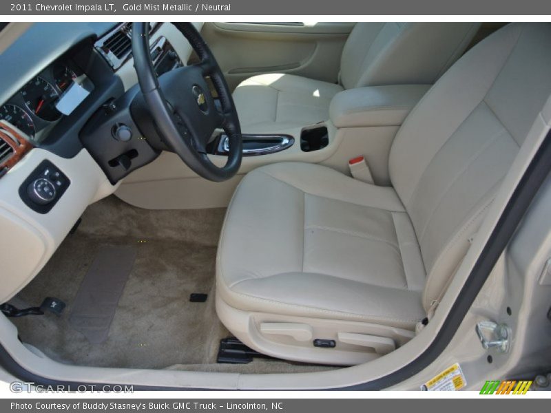 Gold Mist Metallic / Neutral 2011 Chevrolet Impala LT