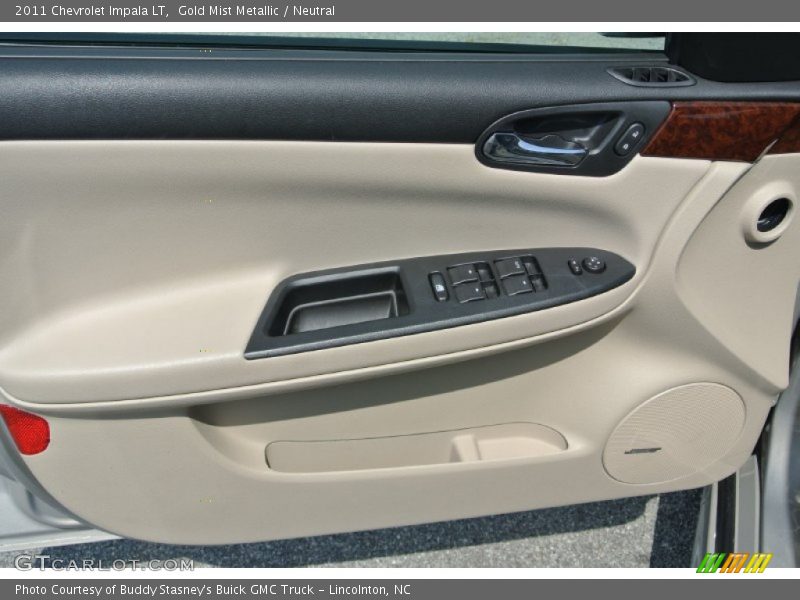 Gold Mist Metallic / Neutral 2011 Chevrolet Impala LT