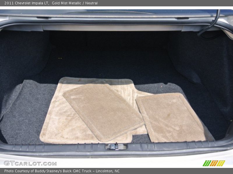 Gold Mist Metallic / Neutral 2011 Chevrolet Impala LT