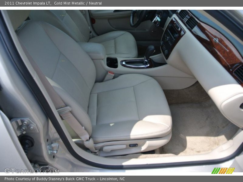 Gold Mist Metallic / Neutral 2011 Chevrolet Impala LT