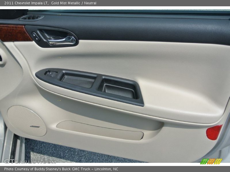 Gold Mist Metallic / Neutral 2011 Chevrolet Impala LT
